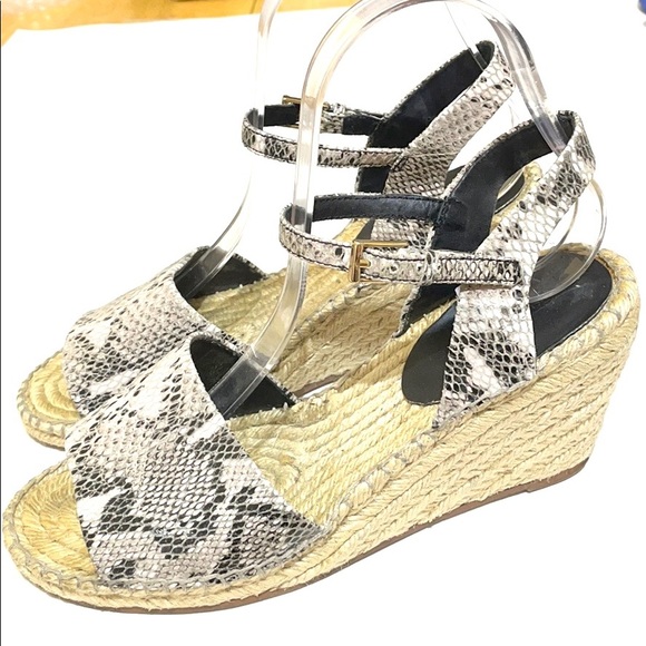 KG Kurt Geiger Naomi Espadrille Snakeskin Wedge 9M - Picture 6 of 13
